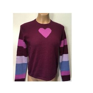 SAKS FIFTH AVENUE Maroon CASHMERE Sweater